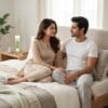 alo intima lifestyle scene of a relaxed couple Alo Intima